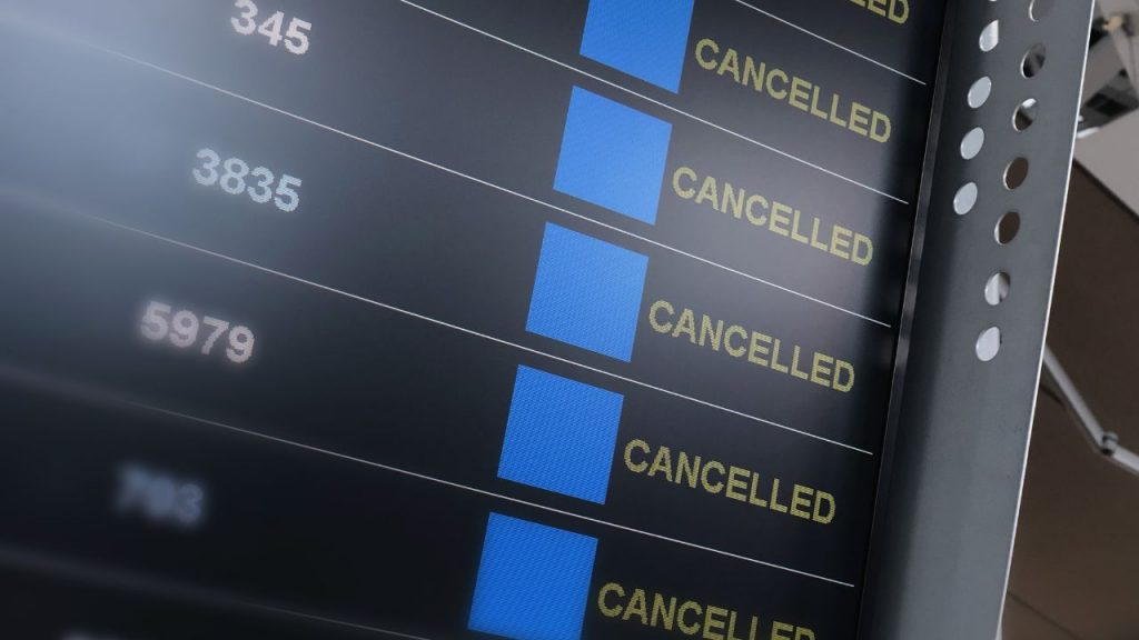 Erinnerungen an den Millennium-Bug: Eine Zeitreise in die 90er Jahre 2 Flugtafel - Flug annuliert