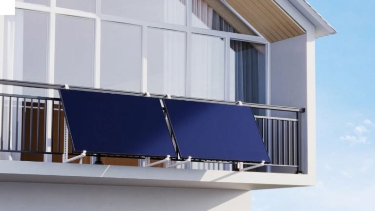 Balkon Solaranlage