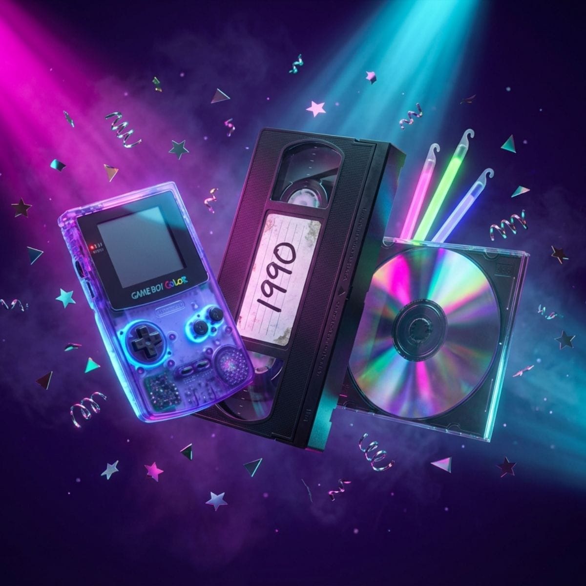 Eine Zeitreise in die 90er: Gameboy, VHS und CD