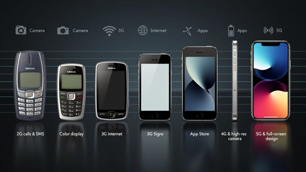 Die unglaubliche Reise: Smartphone Entwicklung – von Nokia bis iPhone